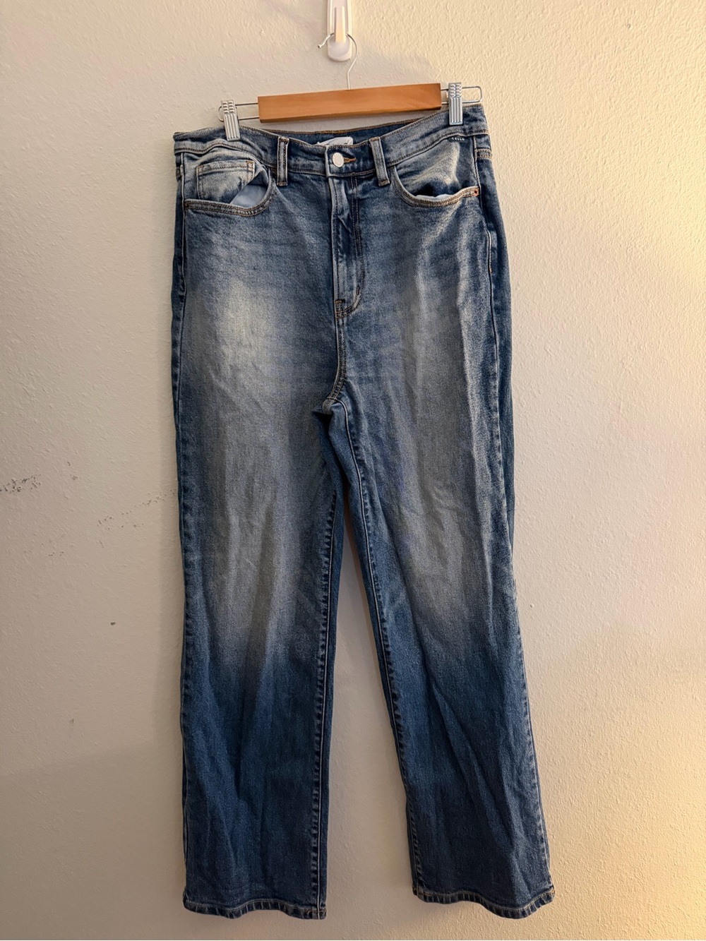 Cello Women's Straight-Leg Jeans - Faded Blue Denim